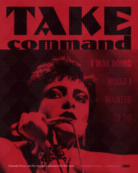 TAKE COMMAND for Siouxsie Sioux, perSISTERS print in the Female Power Project <a href="https://www.ledablack.com/siouxsie-sioux-takes-command/">read about it</a>
