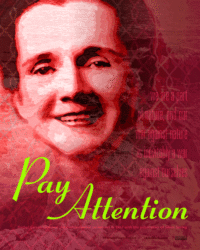 PAY ATTENTION for Rachel Carson, perSISTERS print in the Female Power Project <a href="https://www.ledablack.com/pay-attention-honoring-rachel-carson/">read about it</a>