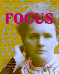 FOCUS for Marie Curie, perSISTERS print in the Female Power Project <a href="https://www.ledablack.com/focus-print-for-marie-curie/">read about it</a>