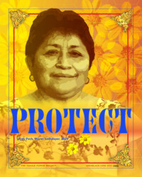 PROTECT for Leydy Pech, perSISTERS print in the Female Power Project <a href="https://www.ledablack.com/protect-for-leydy-pech/">read about it</a>