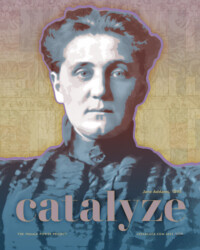 CATALYZE for Jane Addams, perSISTERS print in the Female Power Project. <a href="https://www.ledablack.com/catalyze-for-jane-addams/">read about it</a>